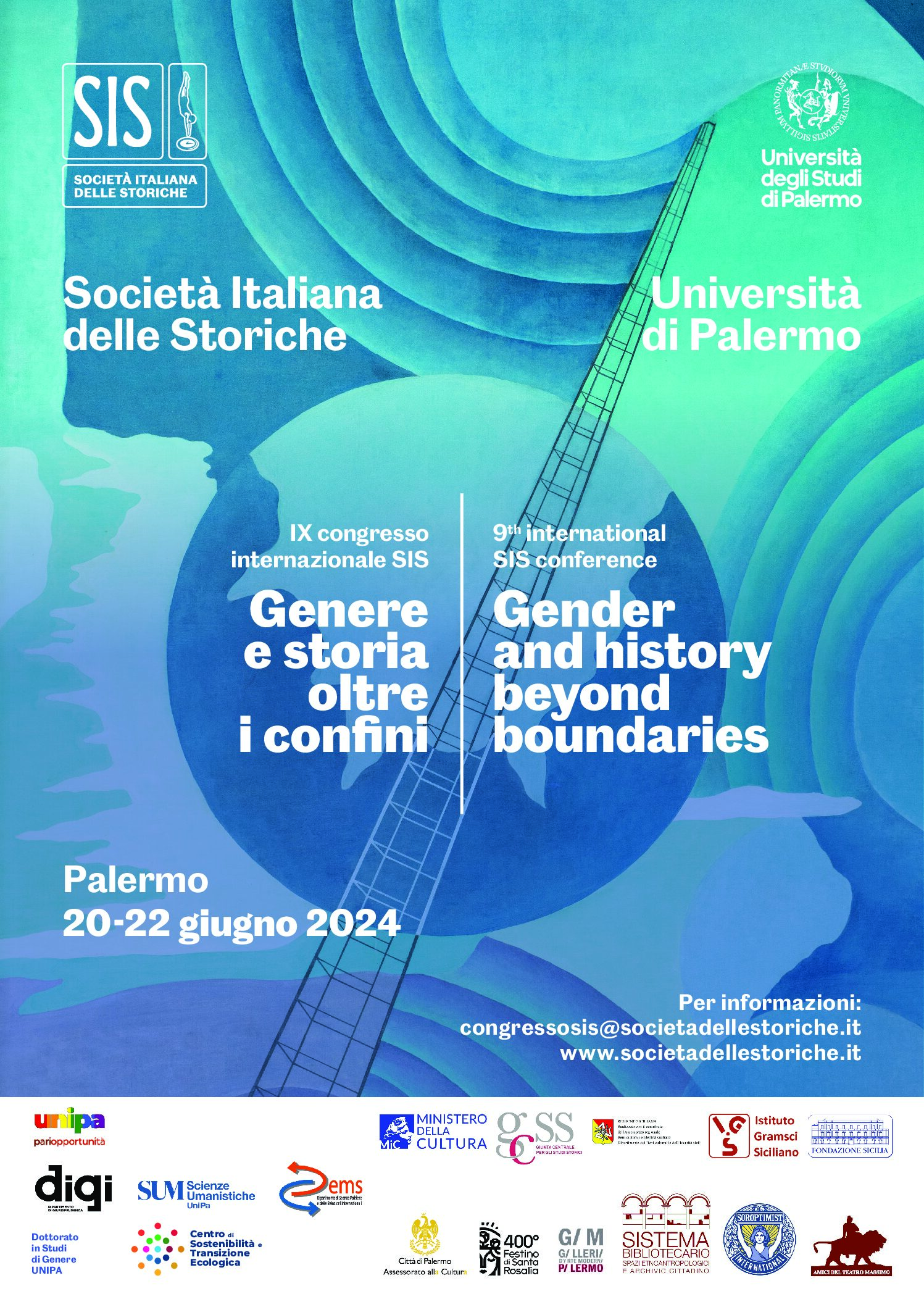 Genere e storia oltre i confini  Convegno Internazionale SIS  Palermo / 20-22 Giugno 2024